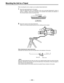 Page 42–42–
Mounting the Unit to a Tripod
When mounting the unit to a tripod, use an optional tripod attachment.
1Mount the tripod attachment to the tripod.
Select the attachment hole in consideration of the unit’s and tripod attachment’s center of
gravity. In addition, check that the diameter of the selected hole matches the diameter of
the universal head’s camera mounting screw.
|Note{
When the tripod attachment pin does not return to its original position after the camera has been
detached, hold down the red...