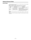 Page 71–71–
Setting the Electronic Shutter
Shutter Modes
The shutter modes which can be used with the unit’s electronic shutter and the shutter speeds
which can be selected are as follows.
Shutter modes and shutter speeds which can be selected
|Notes{
ÁIncreasing the shutter speed lowers the camera sensitivity regardless of electronic shutter
mode.
ÁIf the iris is set to AUTO, the iris opens and the depth of the focuses decreases as the shutter
speed rises.
Mode
Standard
SYNCHRO
SCAN
Shutter speed
1/100, 1/120,...