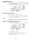 Page 75–75–
3
21
Adjusting the Audio Level
If the AUDIO SELECT CH1/CH2 selector switch is set to AUTO, the input levels of audio CH1
and CH2 are automatically adjusted. If are the level of audio channels 1 and 2 to be manually
adjusted, perform the following operations.
Manually Adjusting the Audio Level
1Set the AUDIO SELECT CH1/CH2 selector switch to MAN.
2Turn the AUDIO LEVEL CH1 control at the bottom of the front panel completely to the right.
3Turn the AUDIO LEVEL CH1/CH2 controls to adjust the audio level...