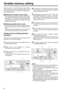 Page 3232
4After selecting VTR used as the player by pressing
PLAYER button, set the initial speed by the search
dial while pressing SET button.
5Simultaneously pressing both SET button and
PREVIEW/REVIEW button results in automatic
prerolling for the both VTRs (player and recorder),
then the player VTR is operated at the set initial
speed up to the IN point.
6After passing the IN point, turn the search dial to
memorize the playback speed of the VTR used as
the player.
7When the tape has passed the OUT point...