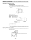 Page 35–35–
-3-3-2-2-1-10+
1+1+
2+2+
3+3
Adjusting the Viewfinder (The viewfinder shown in the illustration is the optional AJ-VF10P.)
Adjusting the Diopter and Screen
Adjusting the diopter
1Set the POWER switch to ON. A picture will appear in the viewfinder.
2Turn the diopter adjustment ring to adjust the diopter so that the viewfinder picture can be
clearly seen.
Adjusting the screen
Adjust the condition of the viewfinder screen.
Brightness:Adjust the BRIGHT control
Contrast:Adjust the CONTRAST control...