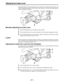 Page 81–81–
Adjusting the Audio Level
If the AUDIO SELECT CH1/CH2 selector switch is set to AUTO, the input levels of audio CH1 and
CH2 are automatically adjusted. If are the level of audio channels 1 and 2 to be manually adjusted,
perform the following operations.
Manually Adjusting the Audio Level
1Set the AUDIO SELECT CH1/CH2 selector switch to MAN.
2Turn the AUDIO LEVEL CH1 control at the bottom of the front panel completely to the right.
3Turn the AUDIO LEVEL CH1/CH2 controls to adjust the audio level so...