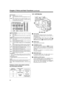 Page 20
20
Chapter 2 Parts and their Functions (continued)
Positions of time code-related switches 
and information provided
2-9 LCD Monitor
LCD monitor
The LCD monitor displays the video in the viewfinder.
Alternatively, it can show clips on the P2 card in a
thumbnail format.
In thumbnail display mode, clips can be edited or
deleted, or P2 cards can be formatted using the 
MENU BAR button and   CURSOR and SET buttons. 
OPEN button
Used to open the LCD monitor.
THUMBNAIL button
This button switches the content...