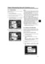 Page 83
83
6
Chapter 6 Manuipulating Clips with Thumbnails (continued)
6-11 Copying Clips
Selected clips can be copied to the P2 card or SD memory
card in the desired slot.
1Press the THUMBNAIL button.
The thumbnail screen appears on the LCD monitor.
2Use the cursor buttons to move the pointer to the
desired clip and press the SET button.
3Press the MENU BAR button and select OPERATION
 COPY from the menu bar.
Select Slot 1-5 or SD memory card as the destination.
4The confirmation window appears. Use the...