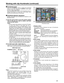 Page 23
23
Working with clip thumbnails (continued)
Thumbnail screenPress the THUMBNAIL button to display the thumbnail
screen on the LCD. Press the THUMBNAIL button again
to return to the normal display. 
Press the MENU BAR button on the thumbnail screen to
change the pointer to a menu bar. In this state, menu
actions can be performed on thumbnails.
Thumbnail selection operationsMultiple thumbnails can be selected as desired on the
thumbnail screen.
(1) Use the search dial to move the pointer (yellowbox) to...