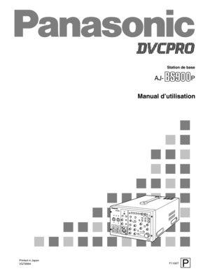 Page 23AJ- P
Manual d’utilisation
S
.S
Station de base
F1100T Printed in Japan
VQT8994P 