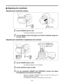 Page 34– 34 –
GAINAWB
OFF
MODE
CHKMONITOR
ONPOWER
0
6/912/18
9012
ATWMEMOPRSTSHUTTEROFF
ONSELECTOUTPUTCAM
BAR
Diopter control
Adjusting the viewfinder diopter
1Set the POWER switch to ON.
2Turn the diopter control and adjust it so that the viewfinder image can
be seen clearly.
An image now appears on the viewfinder.
Adjusting the viewfinder’s brightness and contrast
1Set the POWER switch to ON.
2Set the OUTPUT switch to CAM.
An image now appears on the viewfinder.
3Turn the viewfinder’s BRIGHT and CONTRAST...