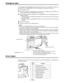 Page 118– 118 – Error Codes
When an error occurs in the unit for some reason or other, the following error codes appear in
the display window.
Emergency eject
If the cassette cannot be ejected by pressing the EJECT button, use a screwdriver or similar tool
to press and turn the EMERGENCY screw. This enables the cassette to be removed.
1Set the power to OFF.
2Remove the rubber cap where shown in the figure. Insert a Phillips head screwdriver into
the cross-shaped part of the EMERGENCY screw (red).
3While pushing...