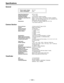 Page 124– 124 – Specifications
General
Operating temperature:32uF to 104uF
Storage temperature:p4uF to 140uF
Operating humidity:Less than 85% (relative humidity)
Continuous operating time:Approx. 90 min. (using 1 Anton Bauer Trimpac 14 battery)
Weight:Approx. 12.87 lbs (5.85 kg) (incld. main unit, viewfinder, lens,
battery pack, tape and microphone)
Dimensions:4
1/2½ (W)q101/16½ (includ. handle) (H)q127/8½ (D)
119.2q255.5q326.3 mm
Camera Section
Pick-up devices:1/2-inch on-chip FIT type of CCD
System:RGB 3-CCD...