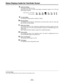 Page 53–53–
Status Displays Inside the View finder Screen
8
Audio level display
This displays the audio CH1 level.
During sine wave input, the audio level display corresponds roughly to the VTR level
meter display as follows.
Audio Channel 1 Level Display
VTR Level Meter
9Iris value display
This displays the approximate iris setting (F number).
10Warning display
This displays the black balance, white balance, auto knee function, super iris, super high
gain and other warning displays.
11Safety zone marker
This...