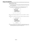 Page 84Setup Card Operations
Writing set data to cards
1Set the MENU SET/OFF switch to SET. The page on which the previous setting menu opera-
tions were completed appears on the viewfinder screen. (When the menu is used for the first
time, the first page appears.)
2Press the MENU switch repeatedly until the SET UP CARD page shown below appears.
(This operation can also be performed using the PAGE+UP/DOWN function.)
– SET UP CARD –
READ ( CAM)
WRITE ( CARD)
CARD CONFIG.
ID READ/WRITE :ON
FUNCTION1~2R/W:ON
L/M/H...