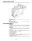 Page 21–21–
ÊTC IN connector (BNC):
The time code serving as the reference is input when the time code is locked to an external
source.
ËTC OUT connector (BNC):
Connect this to the time code TC IN connector on the external VTR when locking the external
VTR’s time code to this unit’s time code.
Time Code-Related Section (2)
ÌHOLD button
The time data appearing on the counter display at the instant when this button is pressed is
held. (The time code generator will still continue to run.) When the button is...