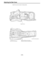 Page 45–45–
Attaching the Rain Cover
Attach the rain cover as shown in the figure below.
Secure the surface fastener.Tighten the Cord.
When mounting the unit to the tripod
attachment, mount the unit using this hole.Secure the surface fastener. 