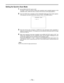 Page 73–73–
Setting the Synchro Scan Mode
1Set the MENU SET/OFF switch to SET.
The page on which the previous setting menu operations were completed appears on the
viewfinder screen. (When the menu is used for the first time, the first page appears.)
2Press the PAGE button repeatedly until the SYNCHRO SCAN page shown below appears.
(This operation can also be performed using the PAGEoUP/DOWN function.)
3Press the UP (the value increases) or DOWN (the value decreases) button repeatedly to
display the desired...