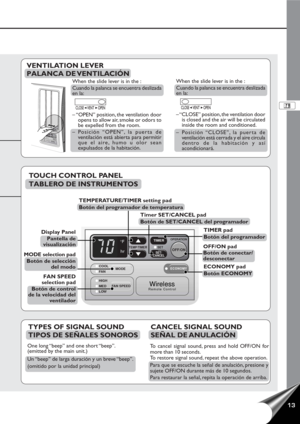 Page 1513
VENTILATION LEVER
PALANCA DE VENTILACIÓN
When the slide lever is in the :
Cuando la palanca se encuentra deslizada
en la:
– “OPEN” position, the ventilation door
opens to allow air, smoke or odors to
be expelled from the room.
–Posición “OPEN”, la puerta de
ventilación está abierta para permitir
que el aire, humo u olor sean
expulsados de la habitación.When the slide lever is in the :
Cuando la palanca se encuentra deslizada
en la:
– “CLOSE” position, the ventilation door
is closed and the air will be...