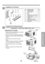 Page 1111
Features and Installation
5
5
(Type A)
5
(Type A)
Lower guide
10
1234
810
11
765
9
Shipping 
Screws
Lower guide
PREPARATION OF CHASSIS
1. Remove the screws which fasten the cabinet
at both sides and at the back.
2. Slide the unit from the cabinet by gripping the
base pan handle and pulling while bracing the
cabinet.
3. Cut the window sash seal to the proper
length. 
Peel off the backing and attach the FOAM-PE
to the underside of the window sash.
4. Insert the Frame Curtain 
into the upper
guide.
5....