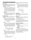 Page 7575
Processing of image data
∫ By data type
Image data is processed by the AG-MX70 either as Title
data or IntVideo data, depending on the application.  When
image data is transmitted to the AG-MX70, it is necessary to
first select one of these 2 data types.
≥Title data
Data to be used for DSK playback should be
transmitted as Title data.  RGB data and αchannel
data are used by Title data.  When an image having
an αchannel is used, the image is subjected to
transparency processing corresponding to the...