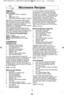 Page 2018
M ic ro w ave r e
c ip es
o M ele t
B asic  \f m ele t1 ta ble sp oon b utte r o r m arg arin e
2 eggs
2 ta ble sp oons m ilk
s a lt   a nd g ro und b la ck p epper,  if   d esir e d
h eat  b utte r in  a  m ic ro w ave  s a f
e  9 -in ch  p ie
p la te ,  2 0 s e co nds a t  P 10,  o r u ntil   m elt e d.
T urn  th e p la te  to  c o at  th e b otto m  w it h  b utte r.
M eanw hile ,  c o m bin e th e r e m ain in g 
in gre die nts  in  a  s e para te  b ow l, 
  b eat  to geth er
and p our in to  th...