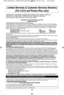 Page 2826
l im it e d  W arra n ty  &  c usto m er s erv ic es d ir e c to ry
(f or u .s .a  a n d P uert
o  r ic o  o nly ) 
P A n ASO nIC  C O nSu M er  M Ark et In g C O M PA n y O f n O rth  A M er IC A , 
D IV IS IO n O f P A n ASO nIC  C O rPO rA tIO n O f n O rth  A M er IC A
O ne P an aso nic  W a:,  S e ca u cu s,  n ew  J e rs e : 0 \f 094
P an aso nic  c on su m er M ic ro w av
e  o ven
l im it e d  W arra n ty
lim it e d  W arra n ty  c overa g e ( f or u sa  a n d P uer
t o  r ic o  o nly )
If  y o...
