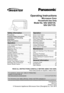 Page 1Operating Instructions
Microwave Oven
Household Use Only
Model No. 
//4/4
//4/4
Safety Information
Precautions ............................ Inside  cover
Important Safety Instructions ............. 1-3
Installation and Grounding
Instructions .......................................... 4-5
Safety Precautions .............................. 6-7
Operation
Oven Components Diagram ......................9
Control Panel ...........................................10
Starting to Use Your Oven...