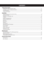 Page 2CONTENTS
Safety Information
IMPORTANT SAFETY INSTRUCTIONS ............................................................................................................................................... 1-3
Installation and Grounding Instructions ........................................................................................................................................ 3-4
Food Preparation...