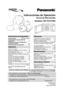 Page 31Instrucciones de Operación
Horno de Microondas
Modelos: NN-T675/T685
Para asistencia, por favor llame: 787-750-4300
o visitenos en www.panasonicpr.com (Puerto Rico)
Para asistencia, por favor llame: 1-800-211-PANA(7262)
o envienos un correo electrónico a: consumerproducts@panasonic.com
o visitenos en www.panasonic.com (U.S.A)
Información de Seguridad
Precauciones...............Cubierta Interior
Instrucciones Importantes de
seguridad .........................................1-3
Instrucciones para...