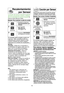 Page 4816
NOTAS:
Cazuelas -Añadir de 3 cucharadas a
4 cucharadas de líquido; cubrir con una
tapa o con un envoltorio de plástico.
Remover cuando suenen los 5 bips.
Alimentos Envasados -Vaciar el
contenido en una cazuela o en un
cuenco; cubrir el recipiente con una tapa
o con un envoltorio de plástico. Después
de calentar, retirar el envoltorio de
plástico y dejar reposar.
Plato de Comida -Colocar la comida en
un plato; cubrir con mantequilla, salsa,
etc. Después de calentar, retirar el
envoltorio de plástico y...