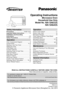 Page 1Operating Instructions
Microwave Oven
Household Use Only
Model No.  
//4/4
//4/4
Safety Information
Precautions ............................ Inside  cover
Important Safety Instructions ............. 1-3
Installation and Grounding
Instructions .......................................... 4-5
Safety Precautions .............................. 6-7
Operation
Oven Components Diagram ......................9
Control Panel ....................................... 9-10
Starting to Use Your Oven...