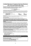 Page 2927
Limited Warranty & Customer Services Directory(For U.S.A and Puerto Rico only)
PANASONIC CONSUMER MARKETING COMPANY OF NORTH AMERICA,
DIVISION OF PANASONIC CORPORATION OF NORTH AMERICA
One Panasonic Way, Secaucus, new Jersey 07094
Panasonic Consumer Microwave Oven Limited Warranty
Limited Warranty Coverage (For USA and Puerto Rico Only)
If your product does not work properly because of a defect in materials \
or workmanship, Panasonic Consumer Marketing 
Company (referred to as “the warrantor”) will,...