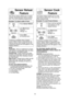 Page 1816
Sensor Reheat   FeatureSensor Cook    Feature
NOTE:
Casseroles - Add 3 to 4 tablespoons of liquid,
cover with lid or vented plastic wrap. Stir when
time appears in the display window.
Canned foods - Empty contents into casse-
role dish or serving bowl, cover dish with lid or
vented plastic wrap. After reheating, let stand
for a few minutes.
Plate of food - Arrange food on plate; top with
butter, gravy, etc. Cover with lid or vented
plastic wrap. After reheating, let stand for a
few minutes.
DO NOT USE...