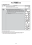 Page 17- 17 -
How to Operate
G. PROGRAM LIST
PAD INSTRUCTIONDIGITAL DISPLAY WINDOW
1Open the door and leave it open.
The oven lamp will turn on and “0” will appear.   
2While pressing Start pad, press Number/Memory pad “1”.
All currently programmed information (the program set into each    
Number/Memory pad (000 to 999), Beep Tone, Program Lock, Oven 
Lamp settings when the door is open, Oven Lamp blink settings at the 
end of heating cycle and Oven Lamp reduction settings during cooking 
information) will...