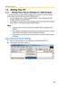 Page 128Operating Instructions
128
7.5 Setting Your PC
7.5.1 Setting Proxy Server Settings on a Web Browser 
If a proxy server is not used, these settings are not required. If you are using a 
proxy server, perform the proxy server settings below.
 To communicate with a camera installed within a LAN, changing the web 
browser settings is recommended.
 The firewall of a proxy server in a corporate environment may prevent access 
to the camera. Consult your network administrator.
Note
 A proxy server is used to...