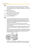 Page 38Operating Instructions
38
Note
 Some wireless devices do not support the WEP 152 bit encryption.
 The camera supports only open system authentication. If the wireless 
router or access point is set to shared key authentication, set it to auto or 
open system.
4.Click [Save] when finished.
 The new settings are saved.
 When finished, Success! is displayed.
5.Click [Go to Wireless configuration page].
 The Wireless page is displayed.
6.Set the switch to WIRELESS.
Note
 Encryption helps protect data...