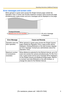 Page 3Operating Instructions (Additional Features)
[For assistance, please call: 1-800-272-7033] 3
Error messages and screen color
When general or guest users access the Single Camera page outside the 
Operation Time, or when over 30 (the maximum number) users access the page 
simultaneously, a gray screen and error messages will be displayed on the page.
Error Message Cause and Remedy
Operation time has 
been specified.When general or guest users access the Single Camera 
page outside the Operation Time, a...