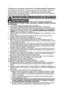 Page 31
INSTRUCCIONES IMPORTANTES DE SEGURIDAD
—Para reducir el riesgo de quemaduras,
descarga eléctrica, incendio, heridas a personas o exposición exce\
siva a energía
de microondas:
1. Lea todas las instrucciones antes de usar el aparato.
2. Lea y siga las “PRECAUCIONES PARA EVITAR POSIBLE EXPOSICIÓN  EXCESIVA A ENERGÍA DE MICROONDAS” específicas, que se encuentran abajo.
3. Este aparato debe ser conectado a tierra. Conecte solamente a la toma el\
éctrica  debidamente conectada a tierra. Vea las...
