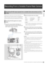 Page 39Introduction: Recording From a Variable Frame-Rate Camera39
 Introduction
Recording From a Variable Frame-Rate Camera
Combined with a variable frame-rate camera (VariCam: AJ-
HDC27 series), the unit makes it possible to record HD SDI (720/
23.98p over 59.94p) output from the camera as DVCPRO HD or 
AVC-Intra (requires optional board) 720/23.98p native recording.
1Connect the camera HD SDI (720/23.98p over 
59.94p) output to the SDI IN connector and press the 
INPUT SELECT button to select SDI. 
2Make the...