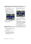 Page 120120Manipulating Clips with Thumbnails : Text Memo
1Press the THUMBNAIL button. 
The thumbnail screen appears on the LCD monitor. 
2Press the THUMBNAIL MENU button and select 
THUMBNAIL 
> TEXT MEMO CLIPS from the 
thumbnail menu.
The clip thumbnails with text memos attached are 
displayed in the upper section of the LCD monitor. 
The lower section of the LCD monitor shows 
information about the text memo on the clip selected 
by the pointer. 
3Move the pointer over the clip that contains the 
desired...