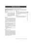 Page 5555Adjustments and Settings for Recording : Setting Time Data
 Adjustments and Settings for Recording
AJ-HPX3000 supports time codes, user bits, date, and time (real time) data, which are recorded as data for the sub-code 
area, VIDEO AUX area, and clip metadata files. It also includes a CTL counter and camera ID.
The TCG switch can be used to switch between Rec run
and free run.
Free run: The time code always advances even when 
the power is turned off. It can be handled as 
time. It can be slaved to the...