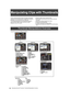 Page 126126Manipulating Clips with Thumbnails: Thumbnail Manipulations Overview
Manipulating Clips with Thumbnails
A clip is a data group that includes the images and sounds 
created from one shooting session, together with additional 
information such as text memos and meta data.
The following manipulations can be performed using the 
cursor and SET buttons, while checking the images 
displayed on the LCD monitor:yPlayback, delete, copy or restore the clip.
yAdd or delete a shot mark and a text memo on the clip...