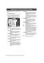 Page 142142Manipulating Clips with Thumbnails: Setting the Thumbnail Display Mode The thumbnail display mode can be customized to suit your 
preferences.
1Press the THUMBNAIL button.
The thumbnail screen appears on the LCD monitor.
2Press the THUMBNAIL MENU button and select 
THUMBNAIL  SETUP from the thumbnail menu.
The following screen appears.
ALL HIDE:
ON:All indicators are not displayed.
OFF:Indication/No indication will be set depending 
on the following menu. The factory settings 
are as follows.
MARKER...