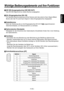 Page 61
- 8 (G) -
DEUTSCH

 HD SDI-Ausgangsbuchse [HD SDI OUT]
Das HD SDI-Signal wird an dieser Buchse ausgegeben.
 G/L-Eingangsbuchse [G/L IN]
Für Genlock-Synchronisierung mit der Kamera wird das externe Sync-Signal (Black 
Burst) oder das Tri-Level-Sync-Signal in diese Eingangsbuchse eingespeist.
 Kabelklemme
Dient der Sicherung des an die Eingangsbuchse DC12V IN  angeschlossenen 
Gleichstromkabels, um Herausrutschen zu verhüten.
 Optionskarten-Steckplatz
Steckplatz für den Einschub einer Optionskarte....