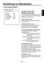 Page 81
- 28 (G) -
DEUTSCH

Einstellung von Menüposten
 Menü MAINTENANCE
[8] GAIN, AUTO IRIS
 �� GAIN,AUTO IRIS ��    LOW GAIN         :0dB  MID GAIN         :9dB  HIGH GAIN        :18dB  A.IRIS LEVEL     :050  A.IRIS PEAK/AVE  :050  A.IRIS WINDOW    :NORM1  IRIS MODE        :LENS  IRIS GAIN        :05 
LOW GAIN [–6 dB bis 30 dB]
MID GAIN [–6 dB bis 30 dB]
HIGH GAIN [–6 dB bis 30 dB]
Zur Einstellung des Verstärkungsanhebungsb
etrags, wenn LOW, MID oder HIGH mit GAIN 
SELECT gewählt worden ist.
A.IRIS LEVEL [0...