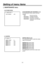 Page 42
- 2 -

 MAINTENANCE menu
[10] FRAME MODE
[11] MATRIX
SCAN REVERSE [OFF, REVERSE1 to 3]
For selecting the video output scanning 
method.OFF:   Normal scanning
REVERSE1:  Left/right reversed
REVERSE2:  Top/bottom reversed
REVERSE:    Top/bottom and left/right 
reversed
MATRIX TABLE [A, B]
For selecting the table in which the matrix 
data is to be stored.
MATRIX R-G [–31 to +31]
MATRIX R-B [–31 to +31]
MATRIX G-R [–31 to +31]
MATRIX G-B [–31 to +31]
MATRIX B-R [–31 to +31]
MATRIX B-G [–31 to...