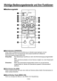 Page 20
- 5 (G) -

Wichtige Bedienungselemente und ihre Funktionen
Bedienungstafel
 Betriebstaste [OPERATE]
Diese Taste ermöglicht die Durchführung von Bedienungsvorgängen mit den 
Bedienelementen am Fernsteuerpult. Ihre Lampe leuchtet auf, sobald die 
Stromversorgung eingeschaltet wird.
Erleuchtet
:   Die Tastenlampe leuchtet auf, wenn die Stromversorgung eingeschaltet 
wird. 
Wenn die Kommunikation mit der Kamera möglich ist, ist die Tastenwahl 
aktiviert.
Erloschen
:   Wenn das Steuergerät eingeschaltet...