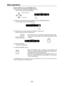 Page 33– 33–
Basic operations
When TC INPUT is set to the REVERSE mode*
(1) Press the cursor center key to display the cursor.
The time code value will be highlighted.
(2) Move the cursor with the cursor key (4) to the CUE TIME display section.
The cue display section will be highlighted.
(3) Press the cursor center key again to change it to a bar cursor.
Enter the cue point with the number keys.
≥Cue points also can be entered by pressing the ENTRY button.
In this case, the time data of the current tape...