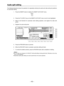 Page 40– 40–
Audio split editing
The following flowchart shows the operation for separately entering the audio and video edit point positions
for automatic editing.
1. Press the INSERT button to display the INSERT AUTO EDIT menu.
2. Press the F10 (SPLIT) key on the INSERT AUTO EDIT menu to set it to be highlighted.
3. Refer to the flowchart for automatic insert editing operation, and register the video edit
points.
4. Register the audio edit points.
5. Press the PREVIEW button to preview.
6. When the REC/EDIT...