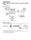 Page 1515
Connections
∫When using the RS-232C interface to control the pan/tilt
head
≥The camera cannot be controlled using the RS-232C interface.
O    I
O    I
AW-PH500
Pan/tilt head
for ENG
applications
AW-PS505
AC adapter
AW-PS505
AC adapter Lens zoom/focus cable
ENG camera
Color monitorZoom lens
Video camera control cable
AW-CA16U10 (10 meters)
AW-CA16U20 (20 meters)
AW-CA16U30 (30 meters)
Pan/tilt head control cable
AW-CA24U10 (10 meters)
Component signals
Video signals
RS-232C
connectorG/L signals
(5C-2V...