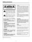 Page 2
2

 indicates safety information.
This  class  A  digital  apparatus  complies  with 
Canadian ICES-003.
Cet  appareil  numérique  de  la  classe  A  est 
conforme à la norme NMB-003 du Canada.
For CANADA
Safety precautions
CAUTION
RISK OF ELECTRIC SHOCK
 DO NOT OPEN
CAUTION: TO REDUCE THE RISK OF ELECTRIC SHOCK, 
DO NOT REMOVE COVER (OR BACK).
NO USER SERVICEABLE PARTS INSIDE.
REFER TO SERVICING TO QUALIFIED SERVICE PERSONNEL.
The  lightning  flash  with  arrowhead  symbol, 
within  an  equilateral...