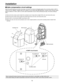 Page 15
15

Installation
Cable compensation circuit settings
When the pan/tilt head and controller have been connected, the maximum allowable length of the connecting cables is 3281 ft. 
(1000 m) for the 10BASE-T straight cable (UTP category 5) and coaxial cable (BELDEN 8281). However, when using the cables 
beyond a distance of 1640 ft. (500 m), set the cable compensation circuit to ON by following the steps. (The factory setting is 
OFF.)
  Remove the five screws used to attach the sunshade cover to keep...