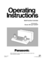 Page 1Model AW- P
Before attempting to connect, operate or adjust this product, please read
these instructions completely.
Multi-Function Controller
F1101W2052 @ Printed in Japan
VQT9557-2P 